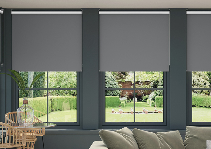 Rimini (FR Blackout), Lupa Grey - Roller Blind - Image 3